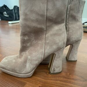 Sam Edelman tan ankle boots